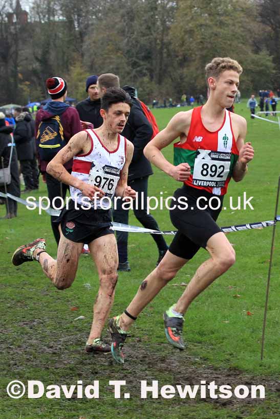 Junior Men, 2022 British Athletics Cross Challenge, Sefton Park, Liverpool.  Photo: David T. Hewitson/Sports for All Pics